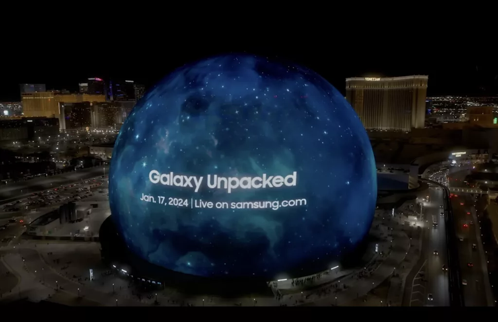 Samsung Teases New AI Era for Mobile in a Spectacular Display Ahead of Unpacked 2024